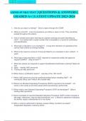 AMMO 45 NKO TEST &vert; QUESTIONS & ANSWERS &vert;  GRADED A&plus; &vert; LATEST UPDATE 2023-2024