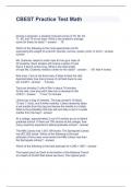 CBEST Practice Test Math Questions with Rationale 2023