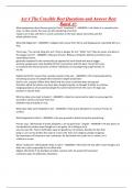 Act 4 The Crucible Best Questions and Answer Best Rated A&plus;