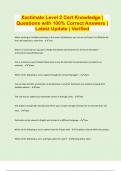 Xactimate Level Bundled Exams Together with complete solutions Questions and Answers Graded A&plus;&comma; Latest Update &lpar;Verified Answers&rpar; &lpar;Full Solution Pack&rpar;