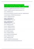 NAPLEX&sol;CPJE Brand-Generics 2023&sol;2024 Exam Solved 100&percnt; Correct