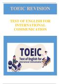 TOEIC: Intermediate Physical Appearance and Attributes Vocabulary Set