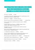NCCT PRACTICE TEST 2 BILLING AND CODING  REAL TEST &vert; QUESTIONS & ANSWERS &vert;  GRADED A&plus; &vert; LATEST UPDATE 2023-2024