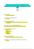 POSTAL EXAM 421 SSA ACADEMY EXAM &vert;  QUESTIONS AND ANSWERS &vert; GRADED A&plus; &vert; 2023- 2024