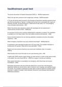 healthstream post test NEWEST 2026&sol;2027 ACTUAL EXAM COMPLETE QUESTIONS AND CORRECT DETAILED ANSWERS &lpar;VERIFIED ANSWERS&rpar; &vert;ALREADY GRADED A&plus;&vert;&vert;BRAND NEW&excl;&excl;