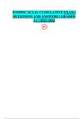 TOMPSC SCCJA CUMULATIVE EXAM &vert;  QUESTIONS AND ANSWERS &vert; GRADED  A&plus; &vert; 2023-2024 1st Amendment Amendment that dealt with freedom of speech 4th Amendment Search and seizure 5th Amendment The Right to Remain Silent&sol;Double  Jeopardy 6th Amendment Right to a sp