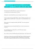 CLC EXAM &vert; QUESTIONS &  100&percnt; CORRECT ANSWERS &vert;  GRADED A&plus; &vert; LATEST UPDATE 