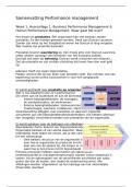 Samenvatting Business Performance Management -  Performancemanagement