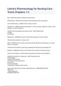 Lehne's Pharmacology for Nursing Care Terms Chapters 1-3 NEWEST 2026&sol;2027 ACTUAL EXAM COMPLETE QUESTIONS AND CORRECT DETAILED ANSWERS &lpar;VERIFIED ANSWERS&rpar; &vert;ALREADY GRADED A&plus;&vert;&vert;BRAND NEW&excl;&excl;