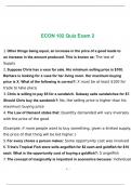 ECON102 Quiz 2 Questions and Answers 2023 with complete solution