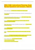  &lpar;Top QUALITY 2024&sol;2025 EXAM REVIEW&rpar;WGU C368&colon; Instructional Planning&comma; Exam  Review Questions and answers&comma; rated A&plus;