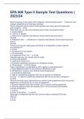 EPA 608 Type II Sample Test Questions &vert; 2023&sol;24