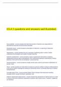  ICLA 3 questions and answers well illustrated.