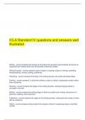  ICLA Standard IV questions and answers well illustrated&period;