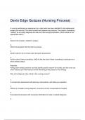 Davis Edge Quizzes (Nursing Process) 14th  Edition Questions & Complete Solutions