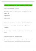 Army Leadership and Justice OCS Exam &vert; 120 Questions with 100&percnt; Correct Answers &vert; Latest Update 2024 &vert; Verified