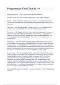 Progression&colon; Field Tech IV - V Exam Questions And Answers 