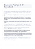 Progression&colon; Field Tech III - IV Conventional Questions And Answers