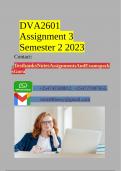 DVA2601 Assignment 3 Semester 2 2023