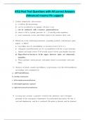 ATLS Post Test Questions with All correct Answers &lpar;Advanced trauma life support&rpar;