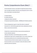 Evolve Comprehensive Exam &lpar;Hesi&rpar; 1 Questions & Answers 2023&lpar;A&plus;GRADED 100&percnt;VERIFIED&rpar;