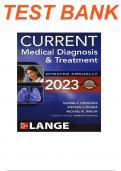 Test Bank For Current Medical Diagnosis And Treatment 2023 62nd Edition By By Maxine Papadakis, Stephen Mcphee, Michael Rabow & Kenneth Mcquaid