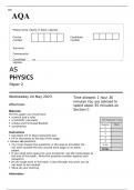 AQA AS PHYSICS Paper 2 JUNE 2023 QUETION PAPER