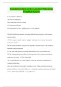 Fundamentals of Insurance Planning Practice Exam &vert; Questions with 100&percnt; Correct Answers &vert; Latest Update 2024 &vert; Verified