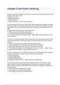 chapter 5 test bank medsurg  5th Edition &lpar;Latest 2026 &sol; 2027&rpar;&colon; Most Comprehensive Qs & Ans - to Pass the Exam&comma; 100&percnt; Verified