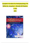 Complete Test Bank For Pathophysiology 7th Edition by Jacquelyn L. Banasik All Chapters (1-54 ) 2023|2024