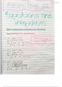 Grade 11 EQUATIONS AND INEQUALITIES GUIDE CAPS curriculum 