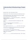 Understanding Pathophysiology Chapter 11 Test Bank Questions and Answers (A+ GRADED)