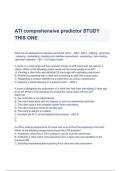 NGN ATI RN COMPREHENSIVE PREDICTOR 2023 Updated Questions & Answers (A+ GRADED)