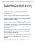 Phi Beta Sigma Final Quiz&vert; All Questions and Answers 100&percnt; Correct&lpar;GRADED A&plus;&rpar;