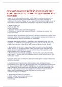 NEW GENERATION&rpar; HESI RN EXIT EXAM LATEST VERSION 2023 VERSION 1-7 WITH QUESTIONS &ANSWERS