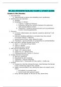 NR 283 PATHOPHYSIOLOGY  EXAM 2 CORRECTLY ANSWERED /LATEST UPDATE VERSION/ GRADED A+