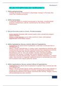NR 283 PATHOPHYSIOLOGY WOORKSHEET 4  CORRECTLY ANSWERED /LATEST UPDATE VERSION/ GRADED A+
