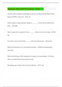 Hawaii Permit Practice Test - 1 &vert; Questions with 100&percnt; Correct Answers &vert; Latest Update 2024 &vert; Verified
