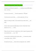 Hawaii Permit Test Review &vert; Questions with 100&percnt; Correct Answers &vert; Latest Update 2024 &vert; Verified