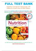 Test Bank for Nutrition&colon; Concepts and Controversies&comma; 16th Edition&comma; Frances Sizer&comma; Ellie Whitney & Leonard Pich&eacute;&comma; All Chapters Covered&comma; A&plus; guide&period;