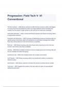 Progression&colon; Field Tech V - VI Conventional Questions & Solutions Latest Update &lpar;A&plus; GRADED&rpar;