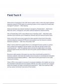 Field Tech 6 Questions and Answers Latest Update &lpar;A&plus; GRADED&rpar;