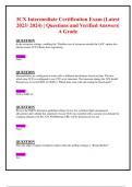 3CX Intermediate Certification Exam (Latest 2023/ 2024) | Questions and Verified Answers| A Grade 