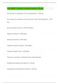 CA ARF Initial Examination Quiz &vert; Questions with 100&percnt; Correct Answers &vert; Latest Update 2024 &vert; Verified
