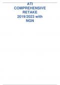 ATI COMPREHENSIVE RETAKE 2019/2023 with NGN ATI COMPREHENSIVERETAKE 2019/2023 with NGN