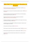 WGU D047 Pre assessment Questions &  Answers&sol;&sol; &lpar;Top  2024&sol;2025 EXAM REVIEW PAPERS &sol; GRADED A&plus;&sol; 100&percnt;  Accurate&rpar; 