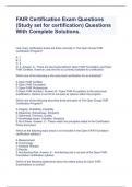 FAIR Certification Exam Questions &lpar;Study set for certification&rpar; Questions With Complete Solutions&period;