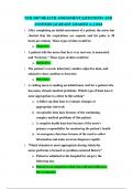 NUR 2407 HEALTH ASSESSMENT |QUESTIONS AND  ANSWERS |ALREADY GRADED A+| 2024