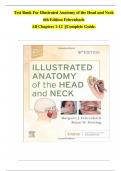 Test Bank For Illustrated Anatomy of the Head and Neck 6th Edition Fehrenbach All Chapters 1-12  &vert;&vert;Complete A&plus; Verified Guide