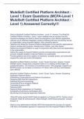 MuleSoft Certified Platform Architect - Level 1 Exam Questions (MCPA-Level 1 MuleSoft Certified Platform Architect - Level 1) Answered Correctly!!!